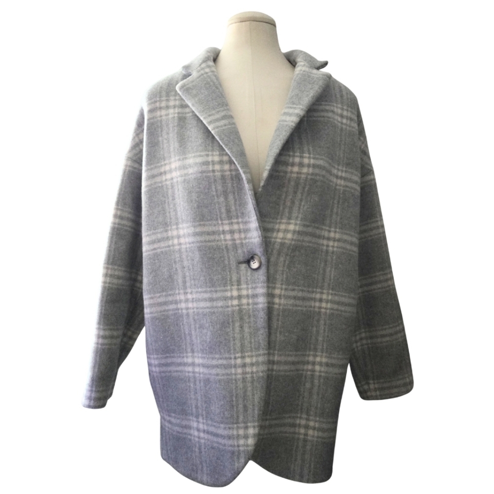 AG Adriano Goldschmied Wool Made In Italy Plaid Jacket Blazer Medium NWOT - Picture 5 of 12
